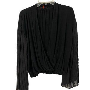 BKE Long Sleeve Top Black Size Small